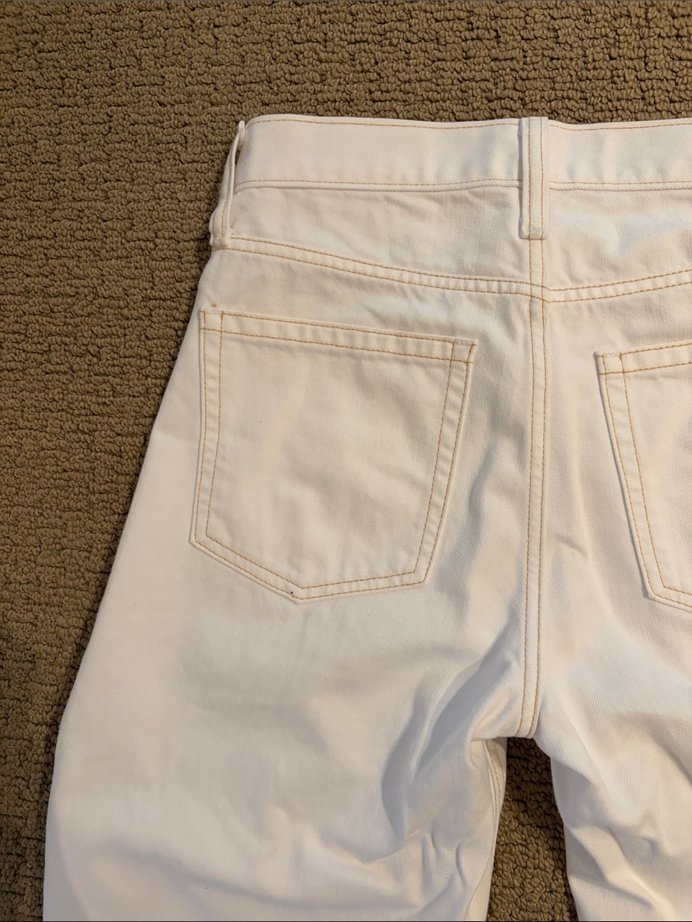 GAP High Rise Barrel jeans in off white- 0P - Picture 10 of 11